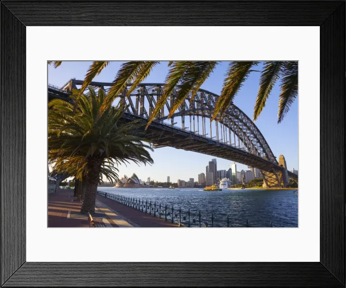 Framed Print : Harbour Bridge, Darling Harbour, Sydney, New South Wales, Australia Framed Print : Harbour Bridge, Darling Harbour, Sydney, New South Wales, Australia