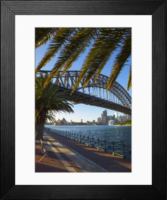 Framed Print : Harbour Bridge, Darling Harbour, Sydney, New South Wales, Australia Framed Print : Harbour Bridge, Darling Harbour, Sydney, New South Wales, Australia