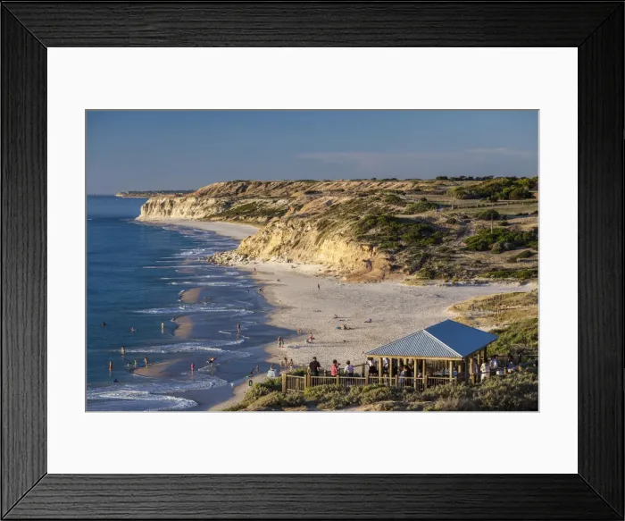 Framed Print : Australia, South Australia, Fleurieu Peninsula, Port Willunga, sunset Framed Print : Australia, South Australia, Fleurieu Peninsula, Port Willunga, sunset