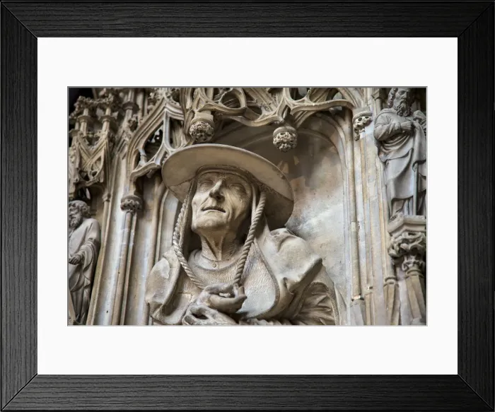Framed Print : Pilgrams Pulpit, St. Stephens Cathedral, Vienna, Austria, Central Europe Framed Print : Pilgrams Pulpit, St. Stephens Cathedral, Vienna, Austria, Central Europe