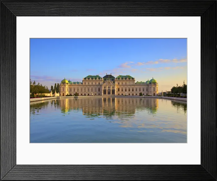 Framed Print : Upper Belvedere Palace, Vienna, Austria, Central Europe Framed Print : Upper Belvedere Palace, Vienna, Austria, Central Europe