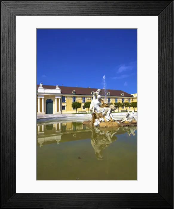 Framed Print : Fountain at Schonbrunn Palace, Vienna, Austria, Central Europe Framed Print : Fountain at Schonbrunn Palace, Vienna, Austria, Central Europe