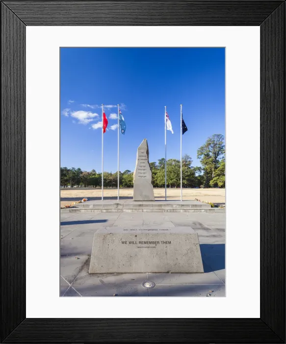 Framed Print : Australia, Victoria, VIC, Ballarat, Ex-Prisoner of War Memorial Framed Print : Australia, Victoria, VIC, Ballarat, Ex-Prisoner of War Memorial