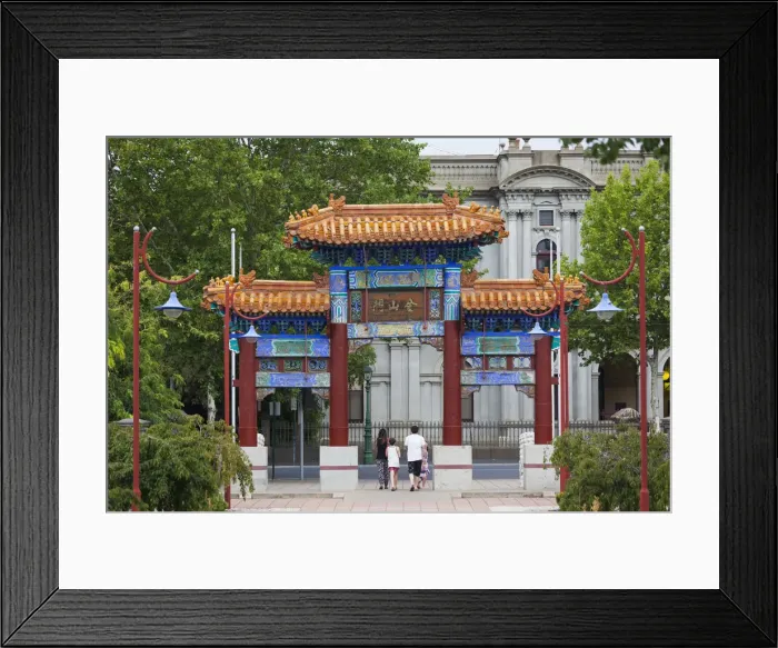 Framed Print : Australia, Victoria, VIC, Bendigo, Dai Gum San, Chinese Precinct, Chinese gate Framed Print : Australia, Victoria, VIC, Bendigo, Dai Gum San, Chinese Precinct, Chinese gate