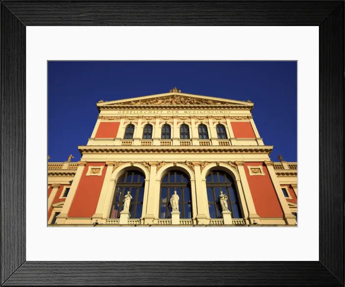 Framed Print : Musikverein, Society of Friends of the Music, Vienna, Austria, Central Europe Framed Print : Musikverein, Society of Friends of the Music, Vienna, Austria, Central Europe