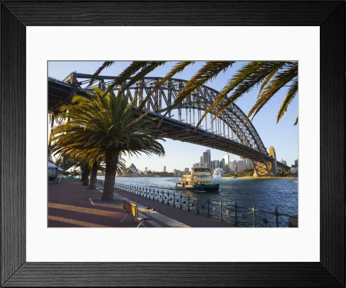 Framed Print : Harbour Bridge, Darling Harbour, Sydney, New South Wales, Australia Framed Print : Harbour Bridge, Darling Harbour, Sydney, New South Wales, Australia