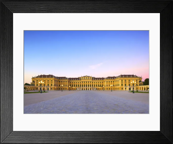 Framed Print : Schonbrunn Palace, Vienna, Austria, Central Europe Framed Print : Schonbrunn Palace, Vienna, Austria, Central Europe