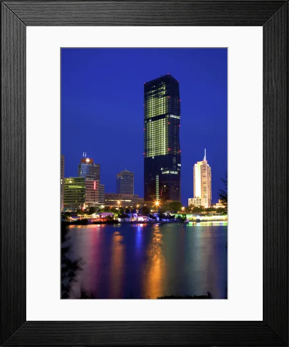 Framed Print : DC Tower, Donau City, Vienna, Austria, Central Europe Framed Print : DC Tower, Donau City, Vienna, Austria, Central Europe