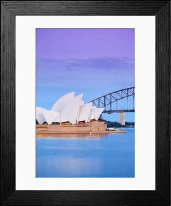 Framed Print : Sydney Opera House & Harbour Bridge, Darling Harbour, Sydney, New South Wales, Australia Framed Print : Sydney Opera House & Harbour Bridge, Darling Harbour, Sydney, New South Wales, Australia