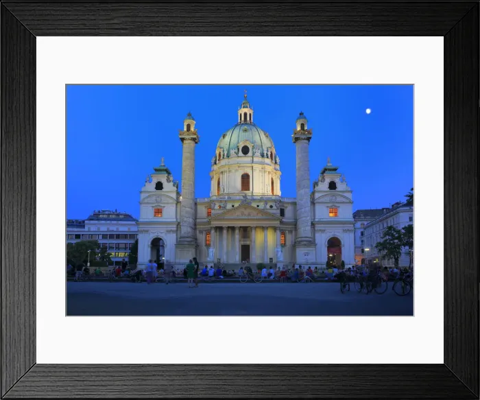 Framed Print : Karlskirche (St. Charless Church), Vienna, Austria Framed Print : Karlskirche (St. Charless Church), Vienna, Austria