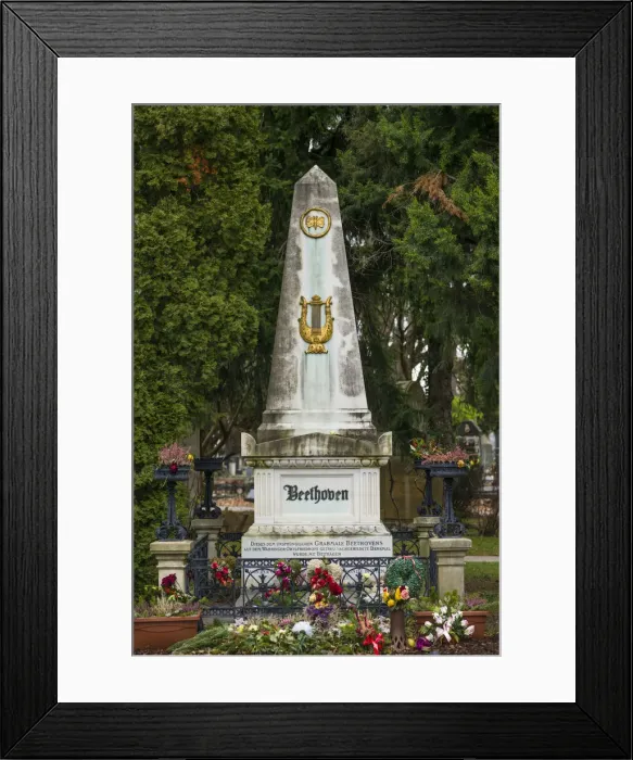 Framed Print : Austria, Vienna, Zentralfriedhof, Central Cemetery, grave of the composer Ludwig von Framed Print : Austria, Vienna, Zentralfriedhof, Central Cemetery, grave of the composer Ludwig von