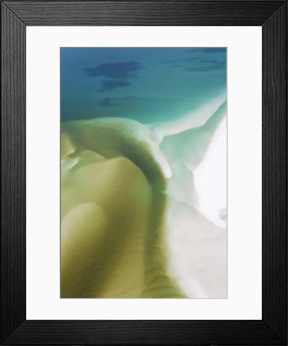Framed Print : Sea & fresh water covering beach, Hill inlet Whitsunday Islands, Queensland, Australia Framed Print : Sea & fresh water covering beach, Hill inlet Whitsunday Islands, Queensland, Australia