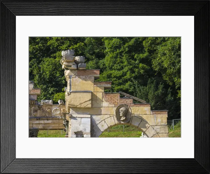 Framed Print : Austria, Vienna, Roman Ruins in the gardens of Schonbrunn Palace - a former imperial Framed Print : Austria, Vienna, Roman Ruins in the gardens of Schonbrunn Palace - a former imperial