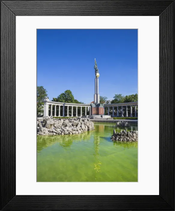 Framed Print : Austria, Vienna, Schwarzenbergplatz, Red Army Memorial, formally known as Framed Print : Austria, Vienna, Schwarzenbergplatz, Red Army Memorial, formally known as