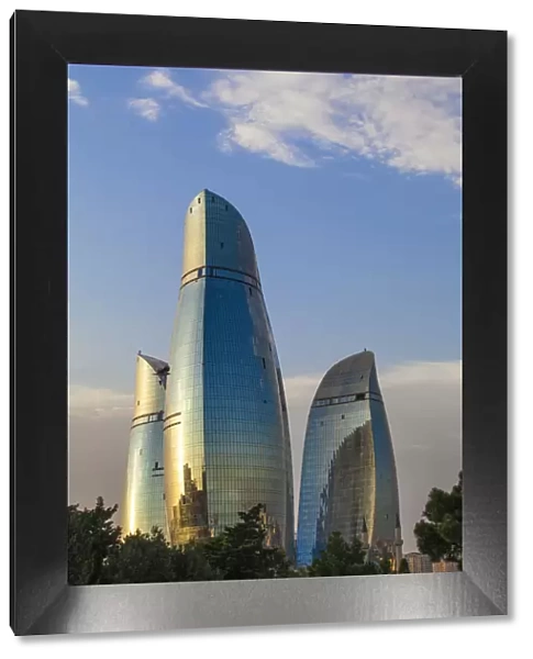 Azerbaijan, Baku, Flame Towers