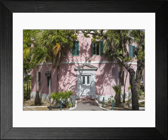Framed Print : Caribbean, Bahamas, Providence Island, Nassau, Public libary Framed Print : Caribbean, Bahamas, Providence Island, Nassau, Public libary
