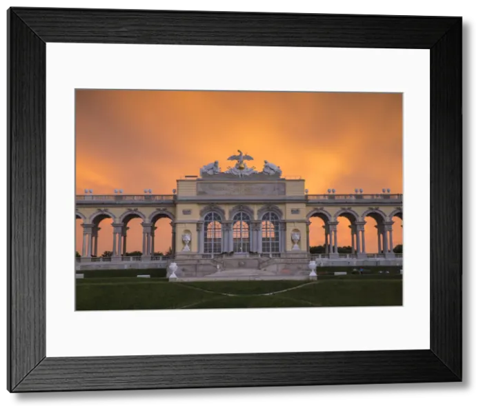 Framed Print : Austria, Vienna, The Gloriette in the gardens of Schonbrunn Palace - a former imperial