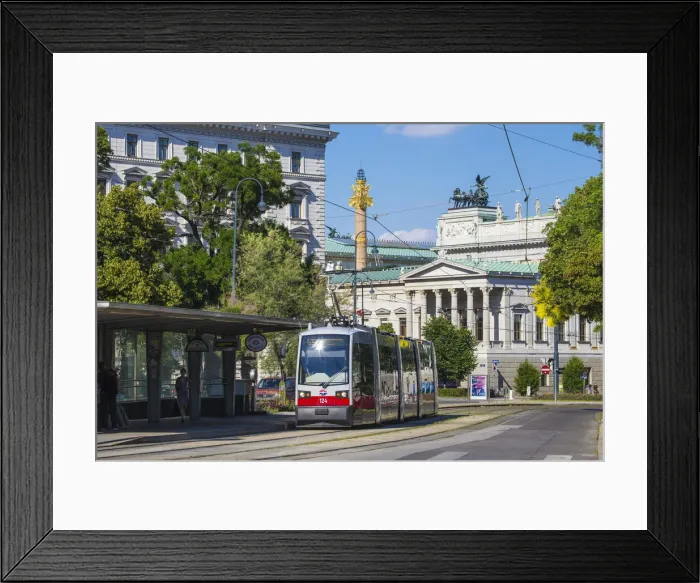 Framed Print : Austria, Vienna, View towards The Austrian Parliment building Framed Print : Austria, Vienna, View towards The Austrian Parliment building