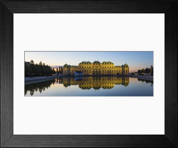 Framed Print : Austria, Vienna, The Belvedere Palace Framed Print : Austria, Vienna, The Belvedere Palace
