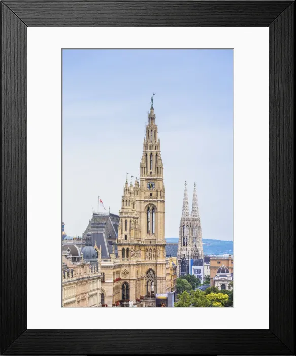 Framed Print : Austria, Vienna, View of City Hall Framed Print : Austria, Vienna, View of City Hall