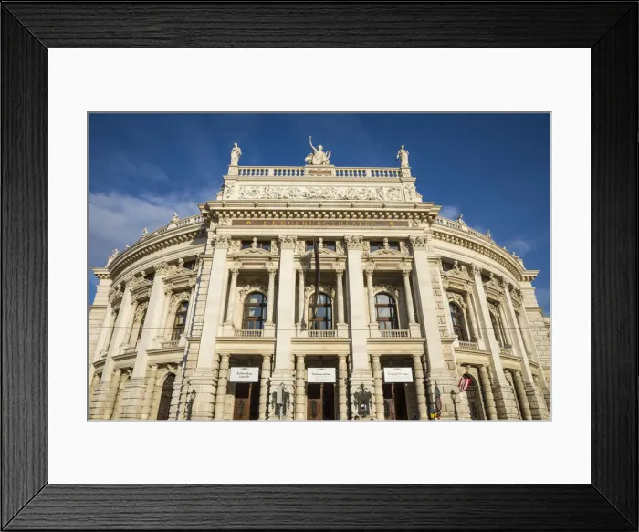 Framed Print : Burgtheater, Vienna, Austria Framed Print : Burgtheater, Vienna, Austria