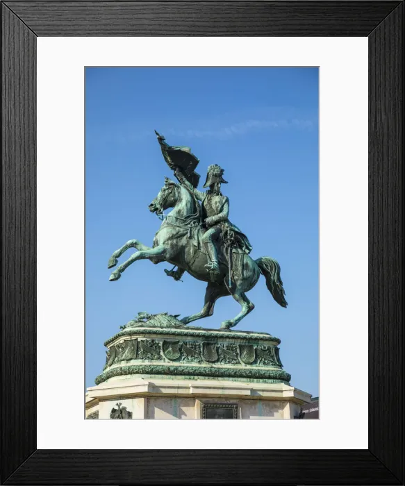 Framed Print : Archduke Charles of Austria statue, Hofburg Palace, Vienna, Austria Framed Print : Archduke Charles of Austria statue, Hofburg Palace, Vienna, Austria