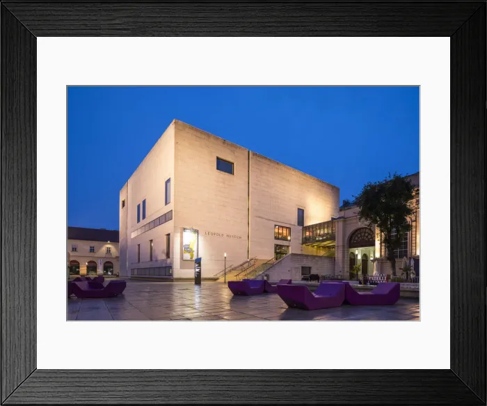 Framed Print : Leopold Museum, MuseumsQuartier, Vienna, Austria