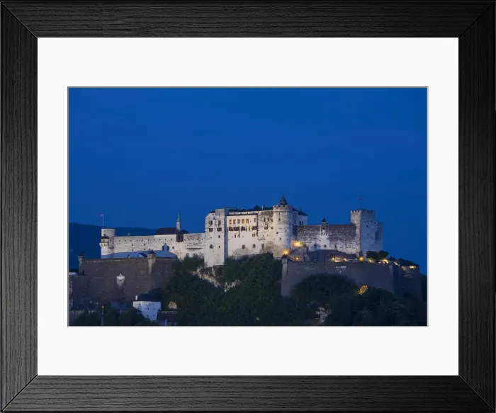 Framed Print : Austria, Salzburg, Hohensalzburg Castle