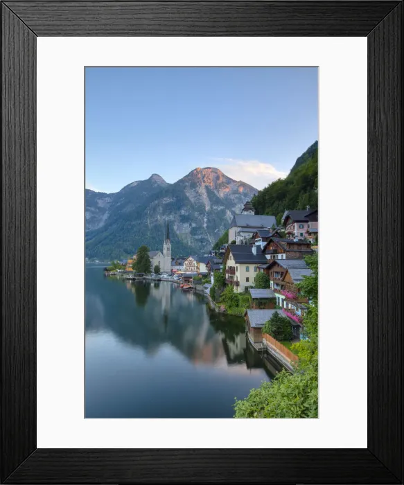 Framed Print : Hallstatt, Hallstattersee, Oberosterreich, Upper Austria, Austria Framed Print : Hallstatt, Hallstattersee, Oberosterreich, Upper Austria, Austria