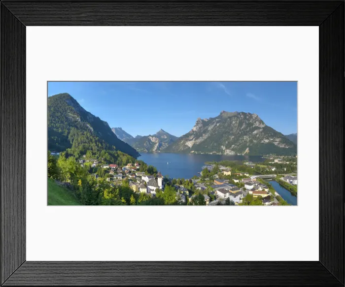 Framed Print : Ebensee, Lake Traunsee, Salzkammergut, Upper Austria, Austria Framed Print : Ebensee, Lake Traunsee, Salzkammergut, Upper Austria, Austria