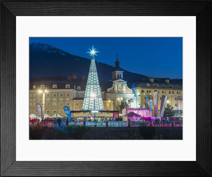 Framed Print : Austria, Tyrol, Innsbruck, Swarovski Tower, dusk Framed Print : Austria, Tyrol, Innsbruck, Swarovski Tower, dusk