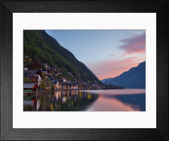 Framed Print : Hallstatt, Hallstattersee, Oberosterreich, Upper Austria, Austria Framed Print : Hallstatt, Hallstattersee, Oberosterreich, Upper Austria, Austria