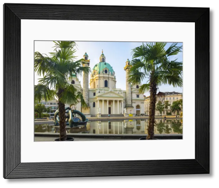 Framed Print : Karlskirche (Charles Church), Vienna, Austria Framed Print : Karlskirche (Charles Church), Vienna, Austria
