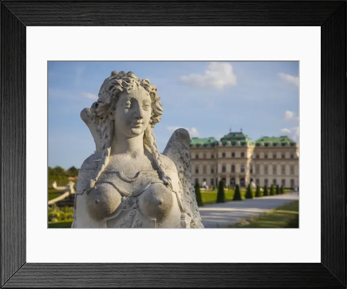 Framed Print : Upper Belvedere Palace, Vienna, Austria Framed Print : Upper Belvedere Palace, Vienna, Austria