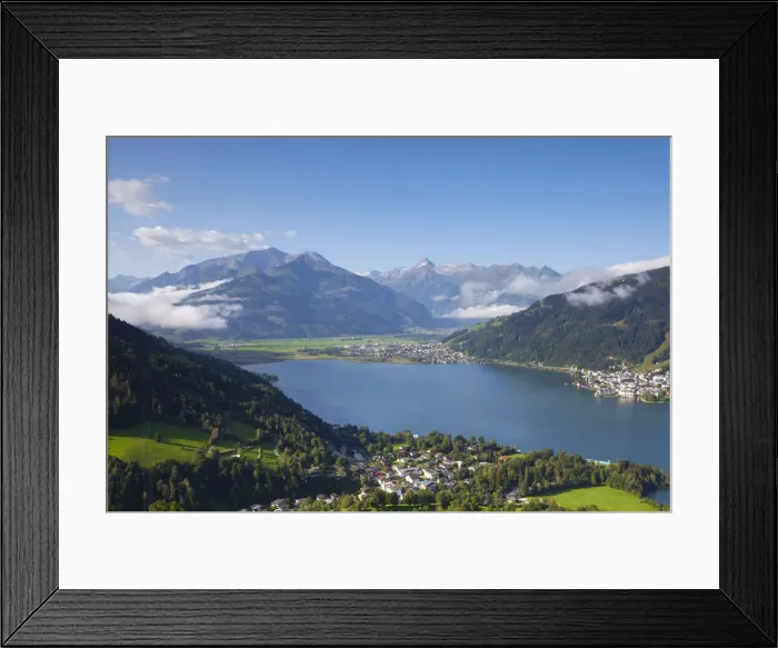 Framed Print : Lake Zell am See, Pinzgau, Salzkammergut, Austria Framed Print : Lake Zell am See, Pinzgau, Salzkammergut, Austria