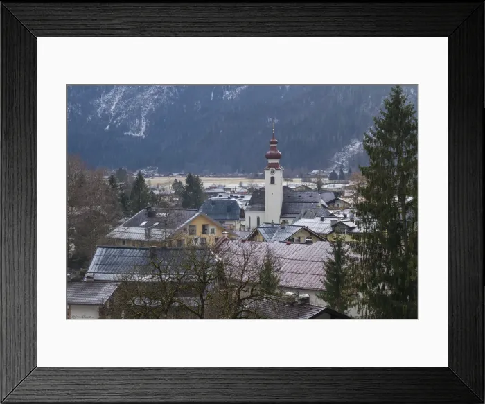Framed Print : Austria, Salzburgerland, Lofer, town view Framed Print : Austria, Salzburgerland, Lofer, town view