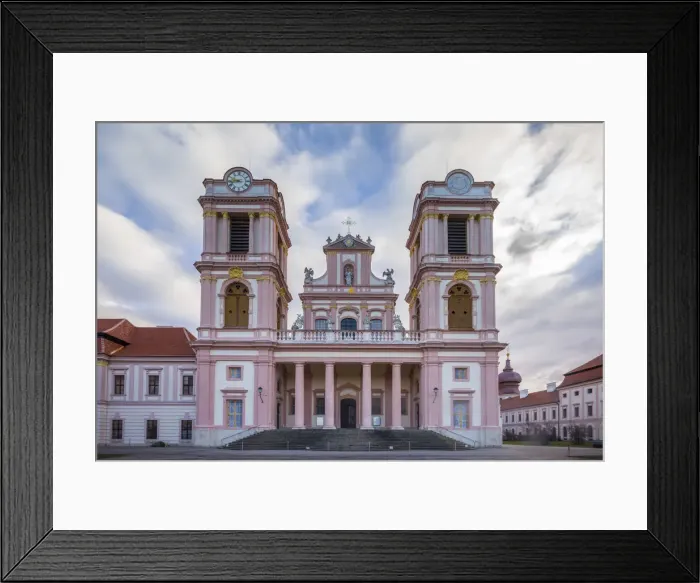 Framed Print : Austria, Lower Austria, Stift Gottweig, Gottweig Abbey, exterior