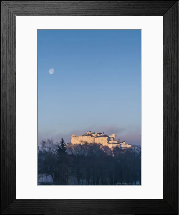Framed Print : Austria, Salzburgerland, Salzburg, Festung Hohensalzburg Castle, dawn Framed Print : Austria, Salzburgerland, Salzburg, Festung Hohensalzburg Castle, dawn