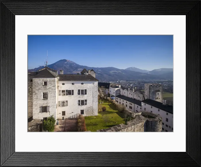 Framed Print : Austria, Salzburgerland, Salzburg, Festung Hohensalzburg Castle Framed Print : Austria, Salzburgerland, Salzburg, Festung Hohensalzburg Castle