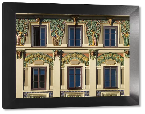 Austria, Tyrol, Innsbruck, Secessionist style building, Leopoldstrasse
