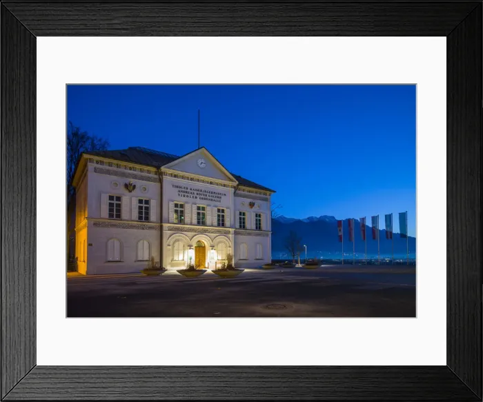 Framed Print : Austria, Tyrol, Innsbruck, Imperial Hunting Museum, dawn Framed Print : Austria, Tyrol, Innsbruck, Imperial Hunting Museum, dawn