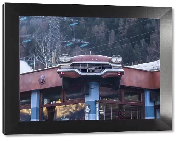 Austria, Tyrol, Haiming, Oilers 69, Rockabilily Bar and Restaurant, exterior with