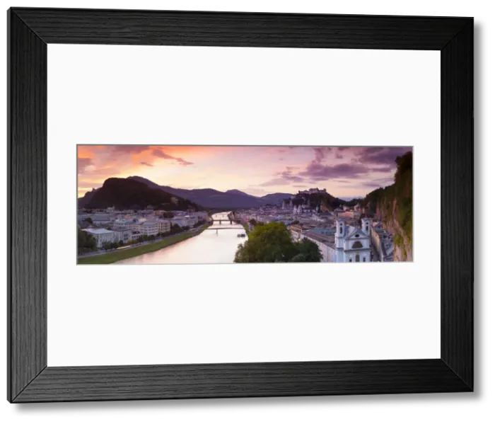 Framed Print : Sunrise over Hohensalzburg Fortressover & Alt Stadt, Salzburg, Salzburger Land, Austria Framed Print : Sunrise over Hohensalzburg Fortressover & Alt Stadt, Salzburg, Salzburger Land, Austria