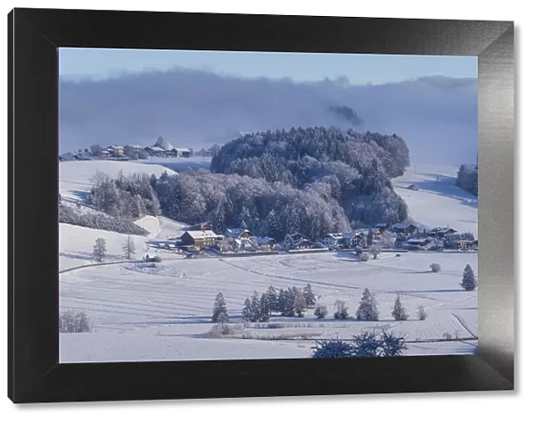 Austria, Salzburgerland, Hof bei Salzburg, winter landscape