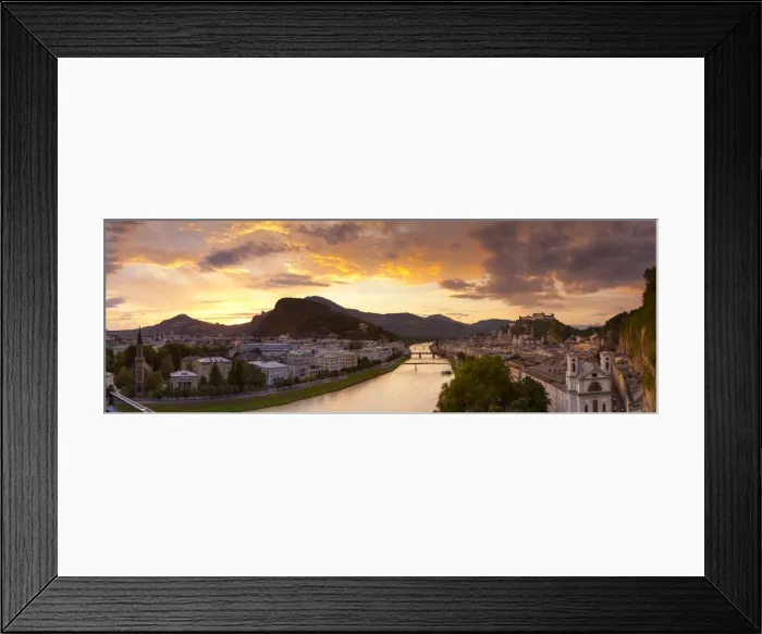 Framed Print : Sunrise over Hohensalzburg Fortressover & Alt Stadt, Salzburg, Salzburger Land Framed Print : Sunrise over Hohensalzburg Fortressover & Alt Stadt, Salzburg, Salzburger Land