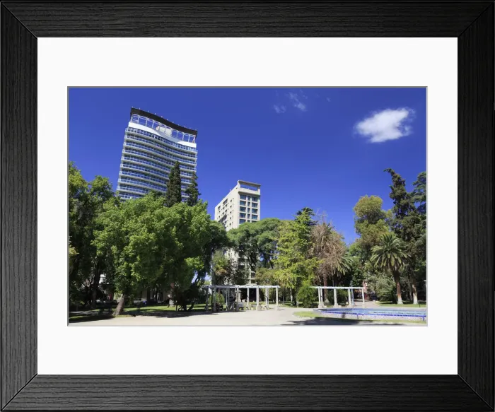 Framed Print : Argentina, Mendoza, Plaza Italia Framed Print : Argentina, Mendoza, Plaza Italia