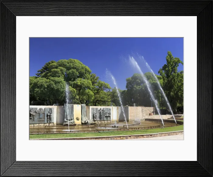 Framed Print : Argentina, Mendoza, Plaza Independencia Framed Print : Argentina, Mendoza, Plaza Independencia