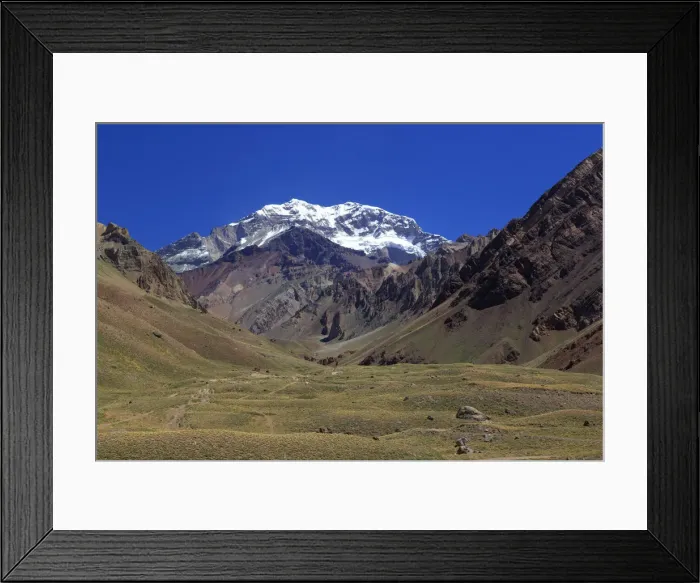 Framed Print : Argentina, Mendoza, Aconcagua Pronvicial Park, Mt Aconcagua (6692m tallest mountain Framed Print : Argentina, Mendoza, Aconcagua Pronvicial Park, Mt Aconcagua (6692m tallest mountain