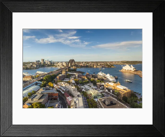 Framed Print : Australia, New South Wales, NSW, Sydney, The Rocks area, Sydney Harbour Bridge Framed Print : Australia, New South Wales, NSW, Sydney, The Rocks area, Sydney Harbour Bridge