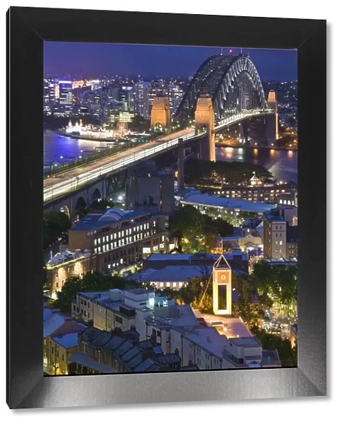 Australia, New South Wales, Sydney, Sydney Harbour Bridge from The Rocks Area